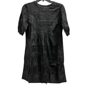 Ted Baker NWOT black gold paisley tunic short dress or long top size 1 sz M